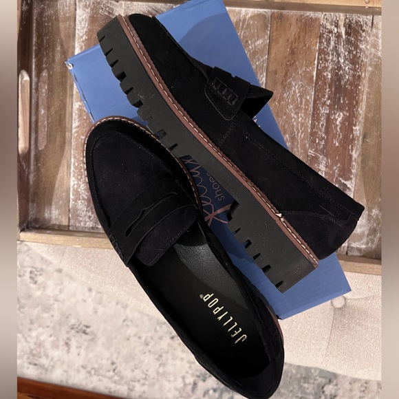 Jellypop Shoes Jellypop Paris Faux Suede Lug Sole Loafers Poshmark